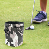 Maxbell Golf Ball Bag Drawstring Driving Range Gym Organizer Traveling Storage Pouch Gray