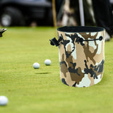 Maxbell Golf Ball Bag Drawstring Driving Range Gym Organizer Traveling Storage Pouch Brown