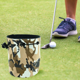 Maxbell Golf Ball Bag Drawstring Driving Range Gym Organizer Traveling Storage Pouch Brown