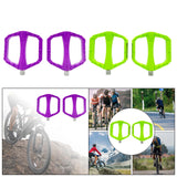 Maxbell 2Pcs Mountain Bike Pedals Portable Practical Directly Replace Aluminum Alloy Green