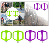 Maxbell 2Pcs Mountain Bike Pedals Portable Practical Directly Replace Aluminum Alloy Green