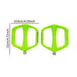 Maxbell 2Pcs Mountain Bike Pedals Portable Practical Directly Replace Aluminum Alloy Green