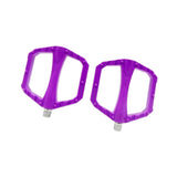 Maxbell 2Pcs Mountain Bike Pedals Portable Practical Directly Replace Aluminum Alloy Purple