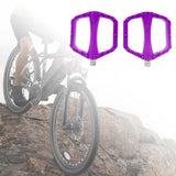 Maxbell 2Pcs Mountain Bike Pedals Portable Practical Directly Replace Aluminum Alloy Purple