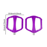 Maxbell 2Pcs Mountain Bike Pedals Portable Practical Directly Replace Aluminum Alloy Purple