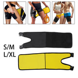 Maxbell Thigh Wraps Portable Adjustable Sauna Leg Sleeves for Running Sauna Exercise S M