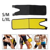 Maxbell Thigh Wraps Portable Adjustable Sauna Leg Sleeves for Running Sauna Exercise S M