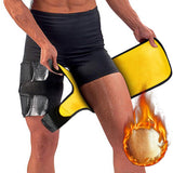 Maxbell Thigh Wraps Portable Adjustable Sauna Leg Sleeves for Running Sauna Exercise S M