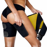Maxbell Thigh Wraps Portable Adjustable Sauna Leg Sleeves for Running Sauna Exercise S M
