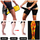 Maxbell Thigh Wraps Portable Adjustable Sauna Leg Sleeves for Running Sauna Exercise L XL