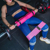 Maxbell Barbell Pad Set with 2 Gym Ankle Straps for Squats Bodybuilding Powerlifting