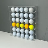Maxbell Golf Ball Display Case Cabinet Showcase Clear Golf Ball Display Rack Cabinet S