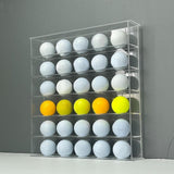 Maxbell Golf Ball Display Case Cabinet Showcase Clear Golf Ball Display Rack Cabinet S
