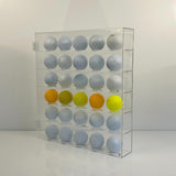Maxbell Golf Ball Display Case Cabinet Showcase Clear Golf Ball Display Rack Cabinet L