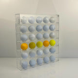 Maxbell Golf Ball Display Case Cabinet Showcase Clear Golf Ball Display Rack Cabinet L