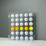 Maxbell Golf Ball Display Case Cabinet Showcase Clear Golf Ball Display Rack Cabinet L