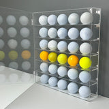 Maxbell Golf Ball Display Case Cabinet Showcase Clear Golf Ball Display Rack Cabinet L