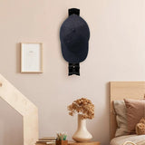 Maxbell Hat Organizer for Baseball Cap Shelf Cap Organizer for Home Apartment Office Black
