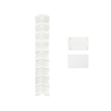 Maxbell Hat Organizer for Baseball Cap Shelf Cap Organizer for Home Apartment Office White