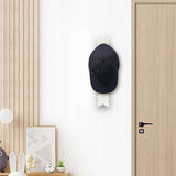 Maxbell Hat Organizer for Baseball Cap Shelf Cap Organizer for Home Apartment Office White