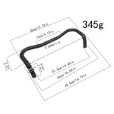 Maxbell Cycle Bullhorn Handlebar for Single Speed Bike Rest Bar for Bikes