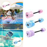 Maxbell Aquatic Dumbbell Versatile Water Workout Training Tool Exercise Swim Barbell Pink