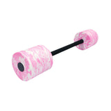 Maxbell Aquatic Dumbbell Versatile Water Workout Training Tool Exercise Swim Barbell Pink