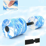 Maxbell Aquatic Dumbbell Versatile Water Workout Training Tool Exercise Swim Barbell Blue