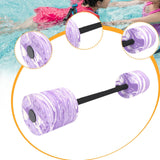 Maxbell Aquatic Dumbbell Versatile Water Workout Training Tool Exercise Swim Barbell Purple