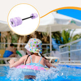 Maxbell Aquatic Dumbbell Versatile Water Workout Training Tool Exercise Swim Barbell Purple
