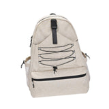 Maxbell Tennis Racket Bag Backpack Portable Daypack for Home Gym Backpacking Workout Beige