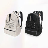 Maxbell Tennis Racket Bag Backpack Portable Daypack for Home Gym Backpacking Workout Black
