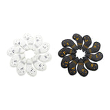 Maxbell 10Pcs Golf Iron Covers Set for Women Men Player Water Resistant Fashion Gift White