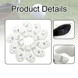 Maxbell 10Pcs Golf Iron Covers Set for Women Men Player Water Resistant Fashion Gift White