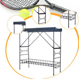 Maxbell Tennis Racket Storage Rack Sturdy Tennis Equipment Holder for Gymnasiums Gym