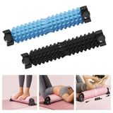 Maxbell Massage Roller Back Legs Pilates Foam Roller for Fitness Gym Body Stretching blue