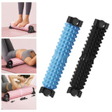 Maxbell Massage Roller Back Legs Pilates Foam Roller for Fitness Gym Body Stretching blue