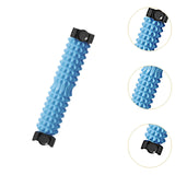 Maxbell Massage Roller Back Legs Pilates Foam Roller for Fitness Gym Body Stretching blue