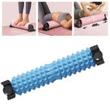 Maxbell Massage Roller Back Legs Pilates Foam Roller for Fitness Gym Body Stretching blue
