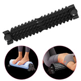 Maxbell Massage Roller Back Legs Pilates Foam Roller for Fitness Gym Body Stretching black