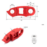 Maxbell Bike Rear Derailleur Hanger Extender Adapter Parts Compatible Large Sprocket Red