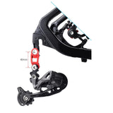 Maxbell Bike Rear Derailleur Hanger Extender Adapter Parts Compatible Large Sprocket Red