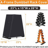 Maxbell Dumbbell Rack Cover Indoor Compact Tear Resistant Portable Protective Covers 420D Oxford cloth