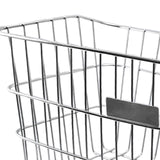 Maxbell Stainless Steel Bike Basket Front Mount Portable for Riding Camping Style B