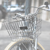 Maxbell Stainless Steel Bike Basket Front Mount Portable for Riding Camping Style B