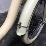 Maxbell 2 Set Bike Fender Shingle Leg Fixing Plate 1.26inch Long Sturdy Fixing Clamp