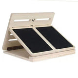 Maxbell Wooden Slant Board for Calf Stretching Balance Board for Exercise Leg Squats