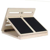 Maxbell Wooden Slant Board for Calf Stretching Balance Board for Exercise Leg Squats