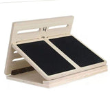 Maxbell Wooden Slant Board for Calf Stretching Balance Board for Exercise Leg Squats