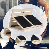 Maxbell Wooden Slant Board for Calf Stretching Balance Board for Exercise Leg Squats